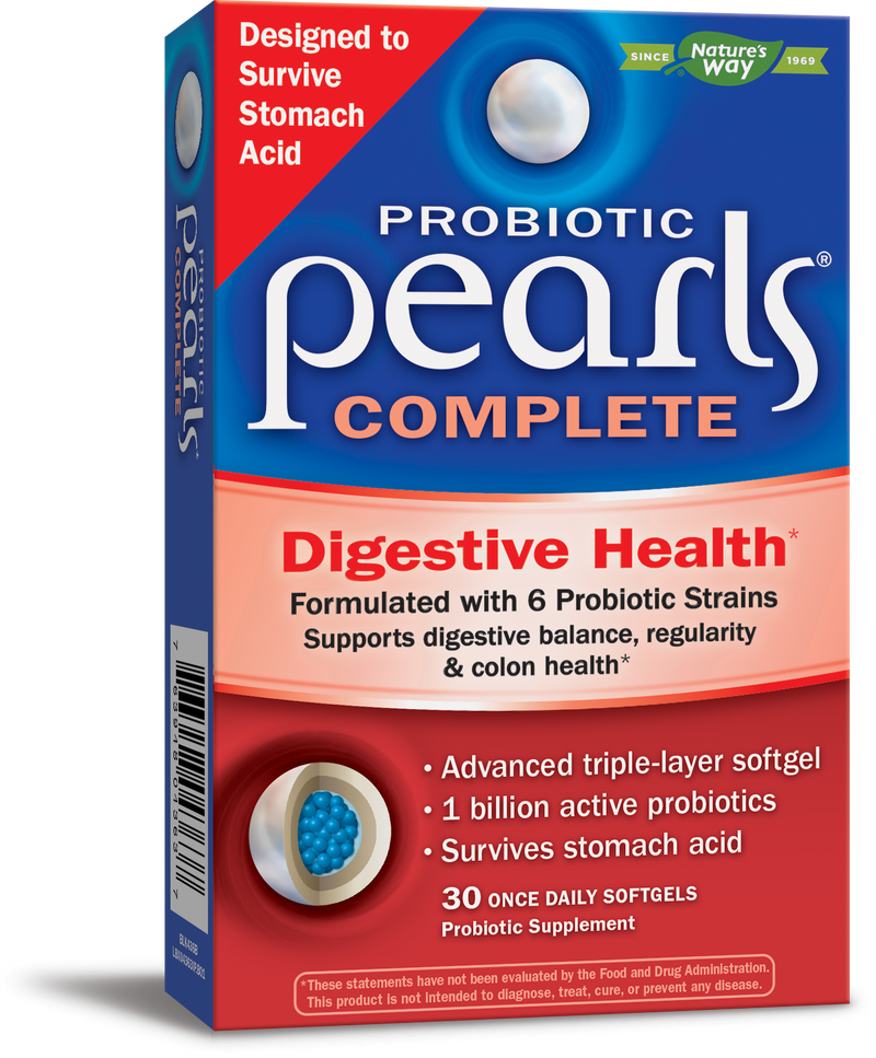 Probiotic Pearls Complete Digestive Health Supplements 30 Softgels