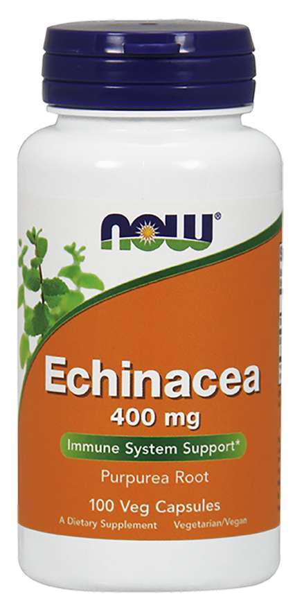 Ahora Echinacea 400mg 100 Cápsulas de vegetales