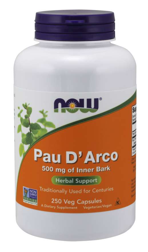 Ahora pau d'Arco 500 mg de cápsulas de vegetales