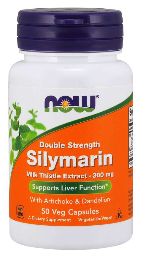 Ahora cápsulas de vegetales 300 mg de leche de silmarin 300mg 100