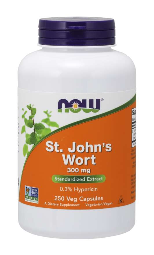 Ahora St. John's Wort 300 mg de cápsulas de vegetales