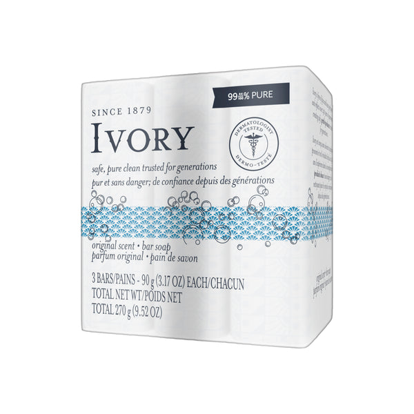 Ivory Clean Original Personal Bar 3.17oz. Dolores de 3 barras