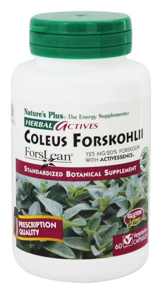 Nature Plus Coleus forskohlii forskolin 125 mg 60 cápsulas de vegetales