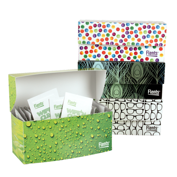Flents Wipe 'n Clear¨ lente toallitas biodegradables