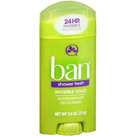 Ban Anti-Perspirant Deodorant Invisible Solid Shower Fresh 2.60 Oz