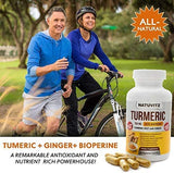 Natuvitz Turmeric 750mg With Bioperine Vegetarian Capsules