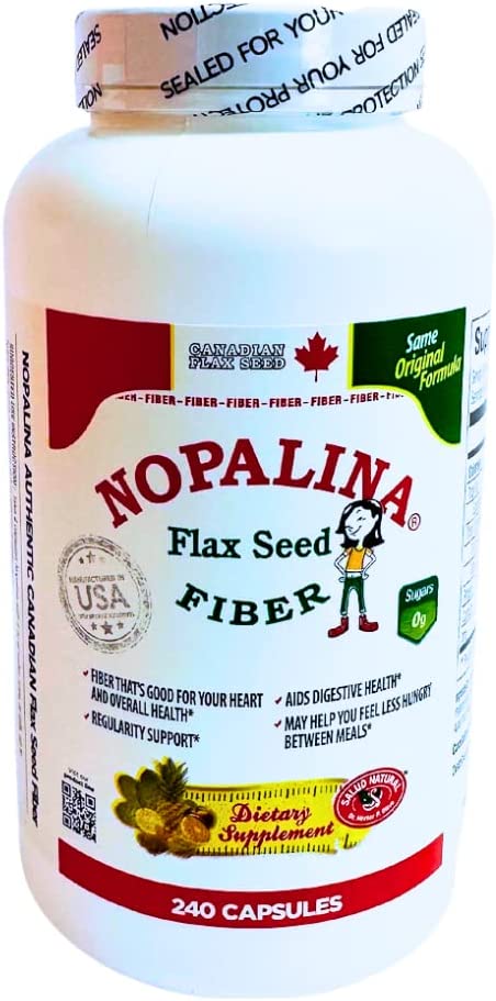Nopalina Flax Seed Fiber 240 Capsules