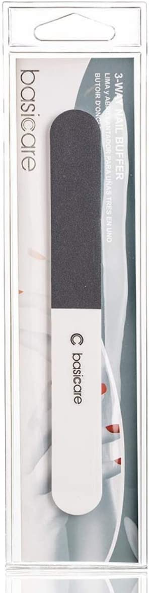 Basicare 3 Way Nail Buffer Round 1084