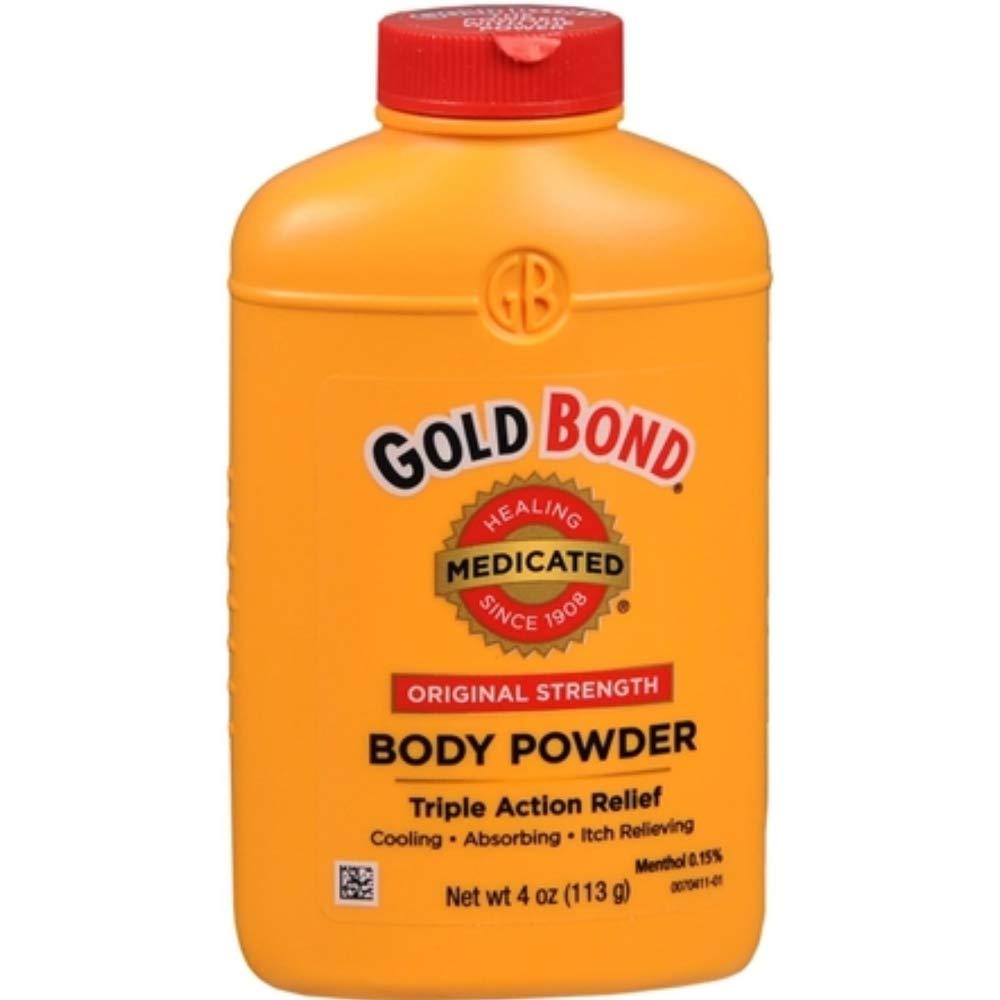 Gold Bond Original Strength Medicated Body Powder Triple Action Relief ...