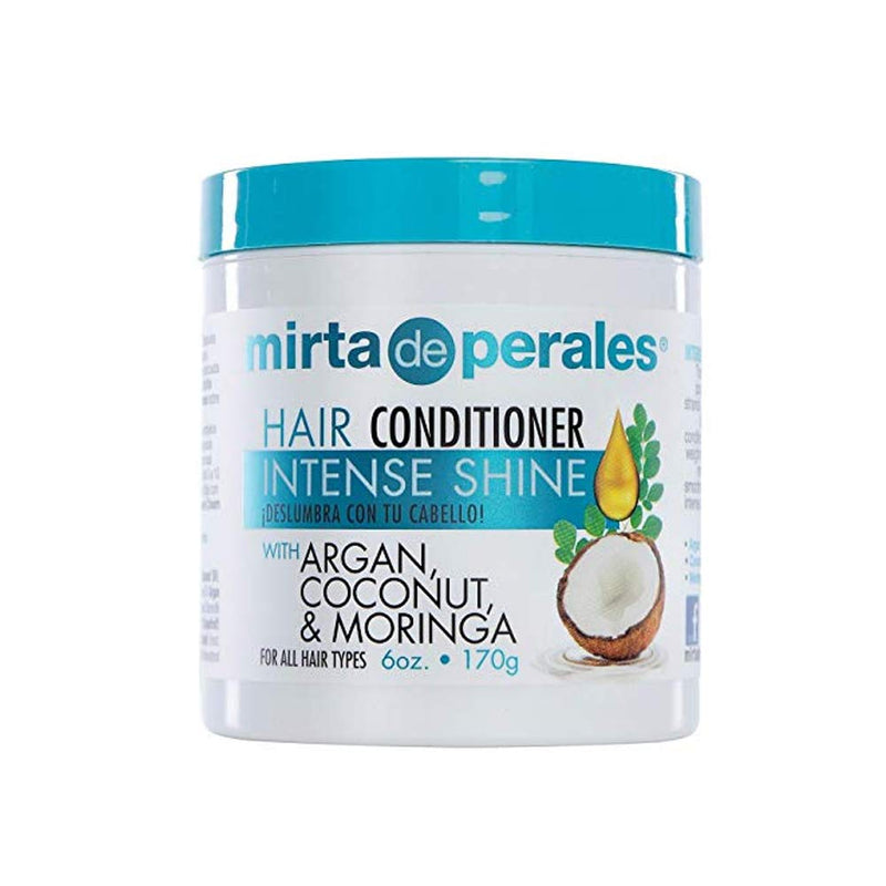Acondicionador de cabello Mirta de Perales con argán, coco y moringa 6 oz.