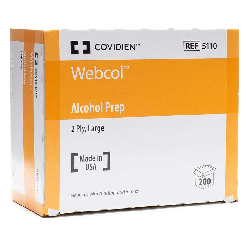 Covidien Webcol Alcohol Prep, 2-capas, grande (PK 200) 5110