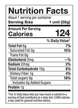 Pastel de arroz de lujo chocolate blanco 1oz