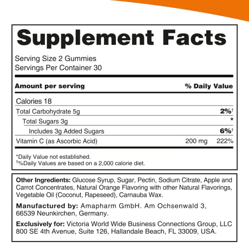 Victoria Victa Vitamin C 60 Gummies