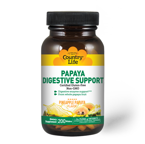 Papaya Digestive Soporte de Papaya Life 200 obleas