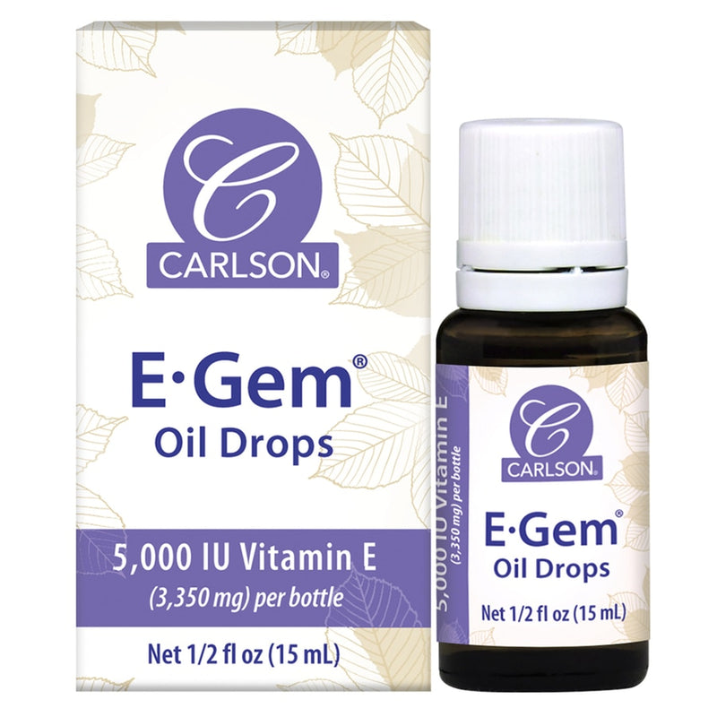 El aceite de e-gem de Carlson cae 0.5 oz