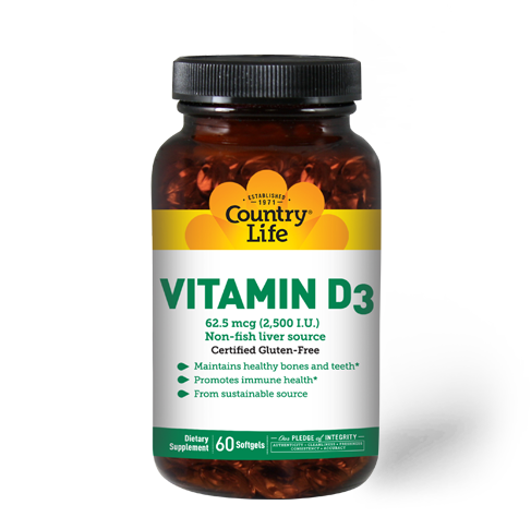 Vitamina D3 2500 I.U. Chiceles suaves