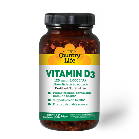 Vitamina D3 5000 I.U 60 Softgels