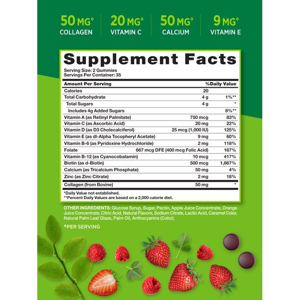 Nature's Truth Women's Multi-Vitamin Collagen 70 Gummies
