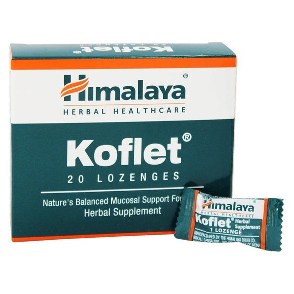 Himalaya Koflet Lozenges, Original Menthol Flavor 20 Lozenges