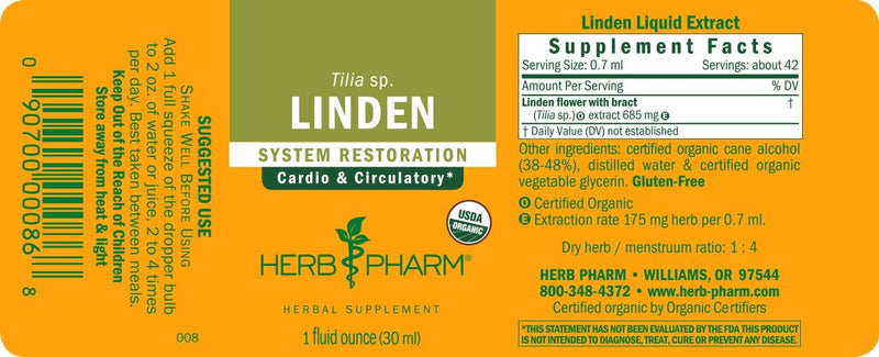 Hierbas pharm linden 1 oz