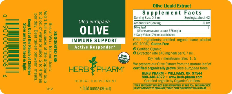 HERBS PHARM OLIVE 1 Oz