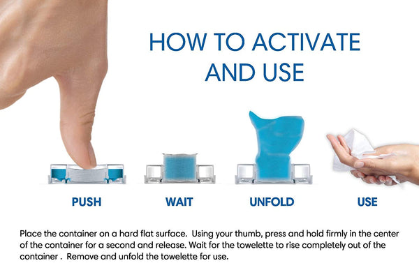 Pushclean on the Go desinfectante toallitas