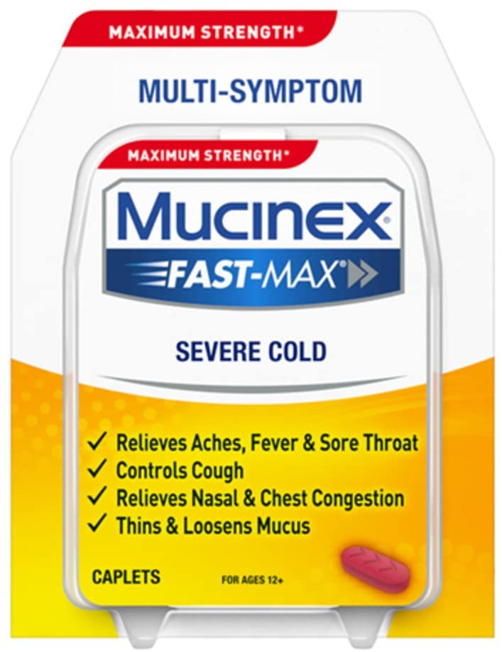 Mucinex Fast-Max Caplets fríos severos