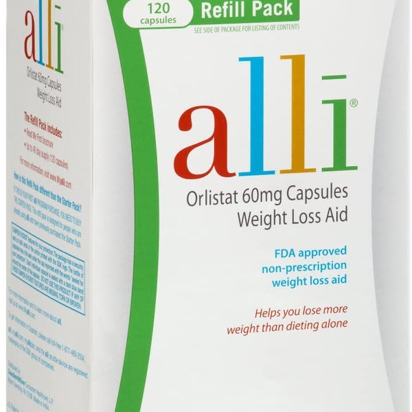 Alli Orlistat 60 mg Refill Pack Capsules – Locatel Health & Wellness Online  Store
