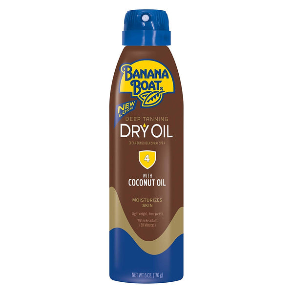 Banana Boat Tanning Tanning Dry Oil Spray continuo SPF 4