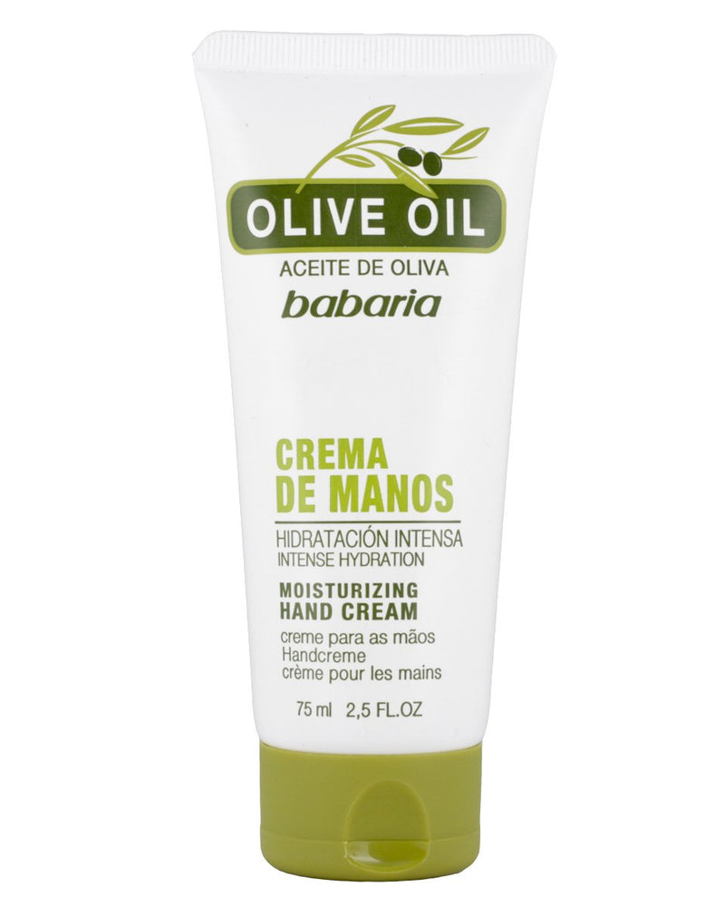 Aceite de oliva Babaria crema de mano de hidratación intensa 75 ml