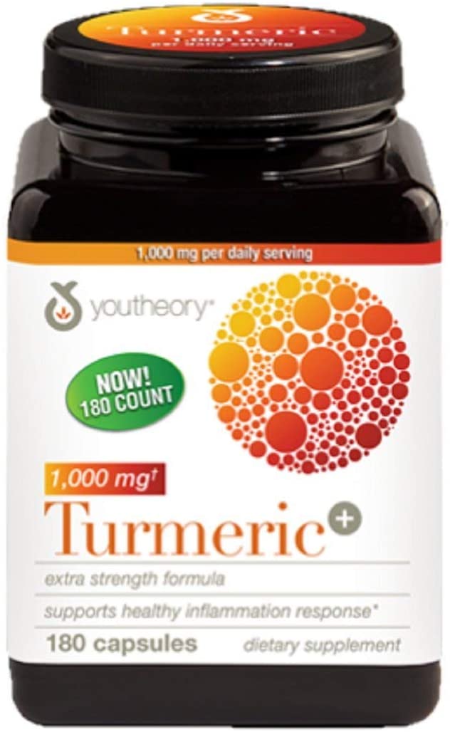 Youtheory Turmeric + 1000Mg Capsules