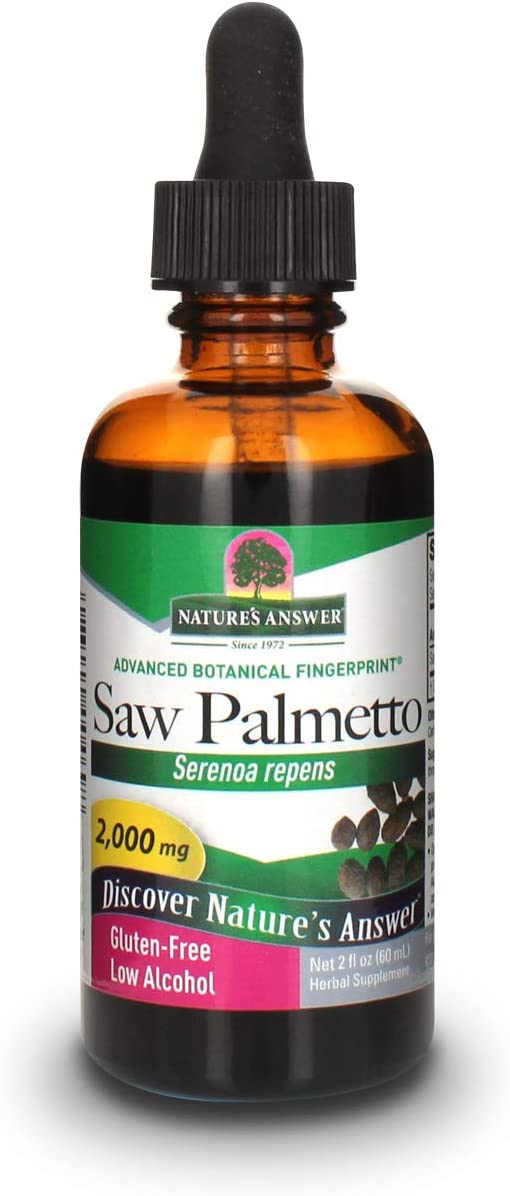 NATURES ANSWER SAW PALMETTO BERRY EXTRACT  2 Oz