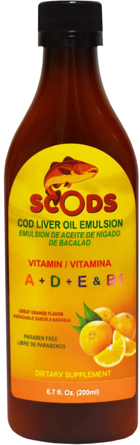 Scods Emulsion Cod Liver Oil Orange 6.7 Oz – Locatel Health & Wellness ...