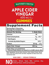 Nature's Truth Apple Cider Vinegar 600mg 75 Gummies