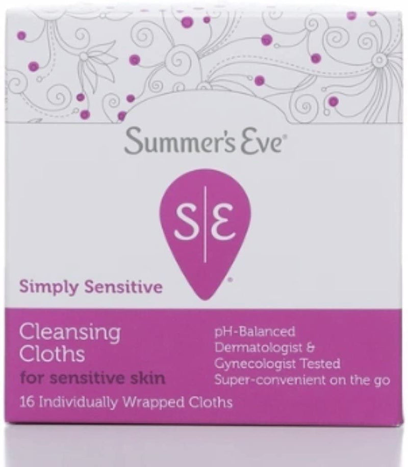 Summers Eve Taño de limpieza femenina 16CT