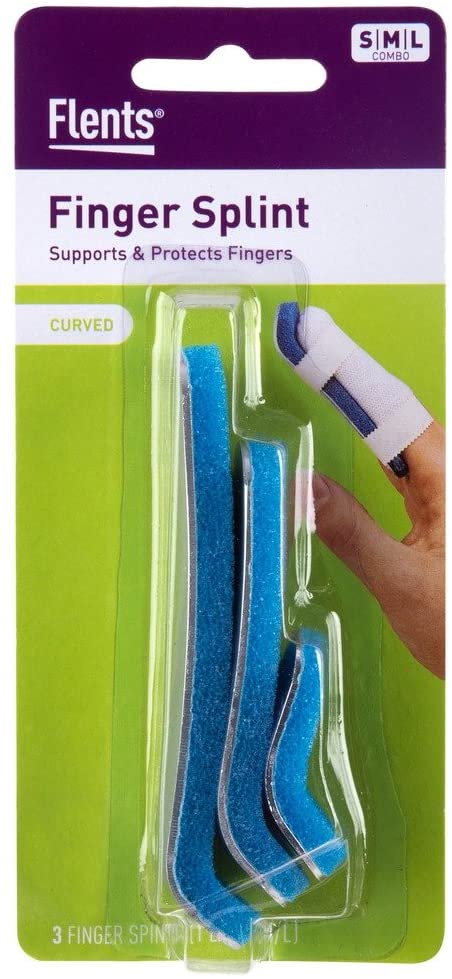 Flents Finger Splint, Value Pack with 3 Assorted Sizes