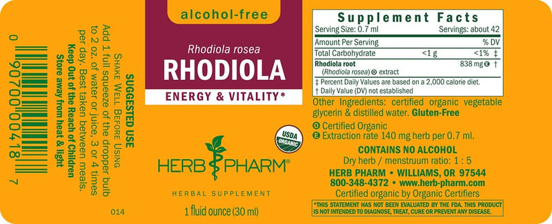 Herb Pharm Rhodiola 1oz