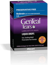 Gentleñas lágrimas lubricantes gotas para los ojos