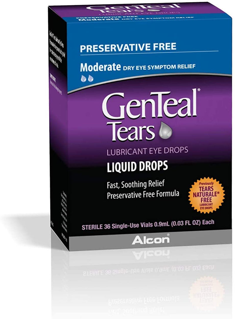 Gentleñas lágrimas lubricantes gotas para los ojos