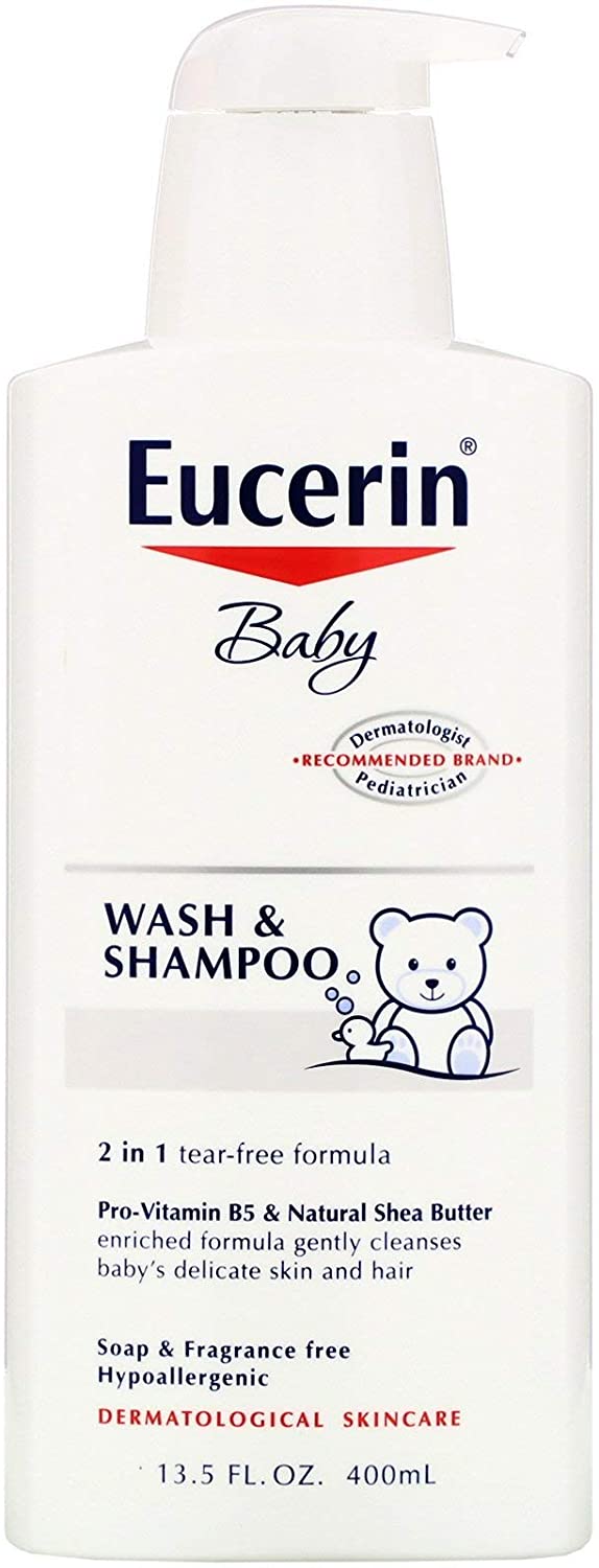Eucerin Baby Wash & Shampoo. 13.5 fl oz