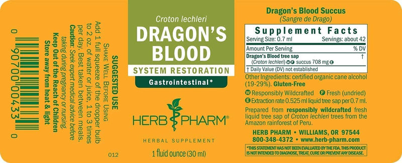 Herbs Pharm Dragon's Blood 1oz