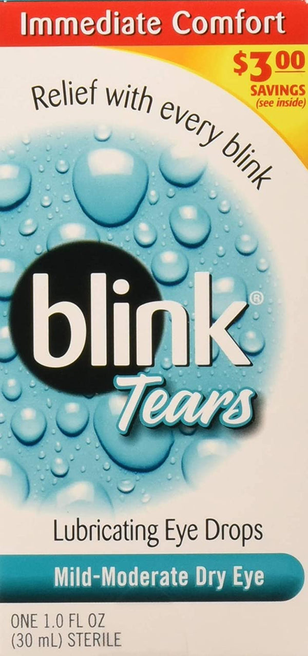 Blink Tears Lubricating Eye Drops Mild-Moderate Dry Eye