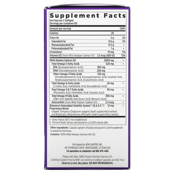 Nuevo capítulo Wholemega 1000 mg 120 Softgels