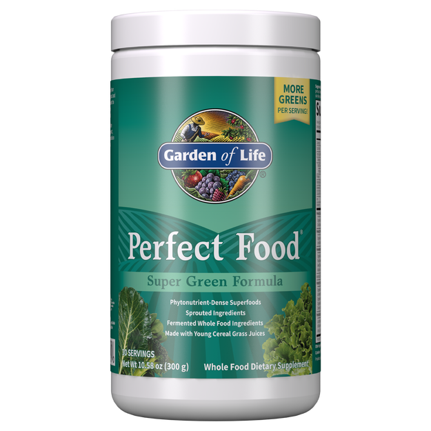 Garden of Life Perfect Food Super Green Formula Powder 10.58 oz