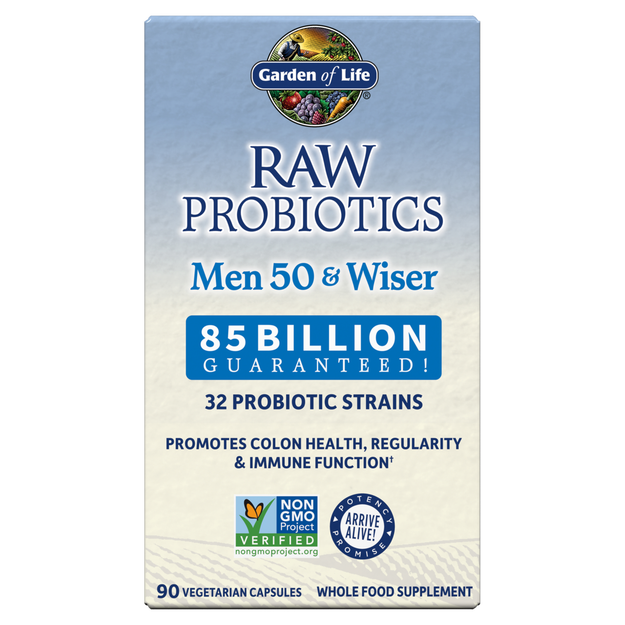 Garden of Life Raw Probiotics Men Cooler 50 & Wiser Capsules