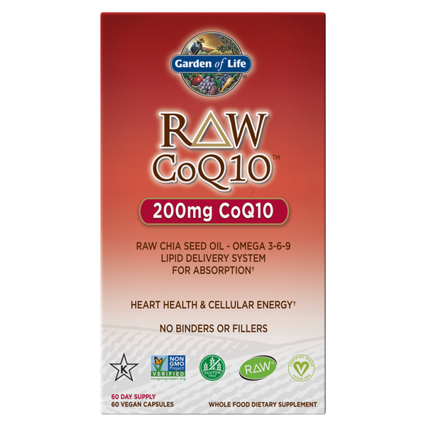 Garden of Life Raw CoQ 10 Capsules