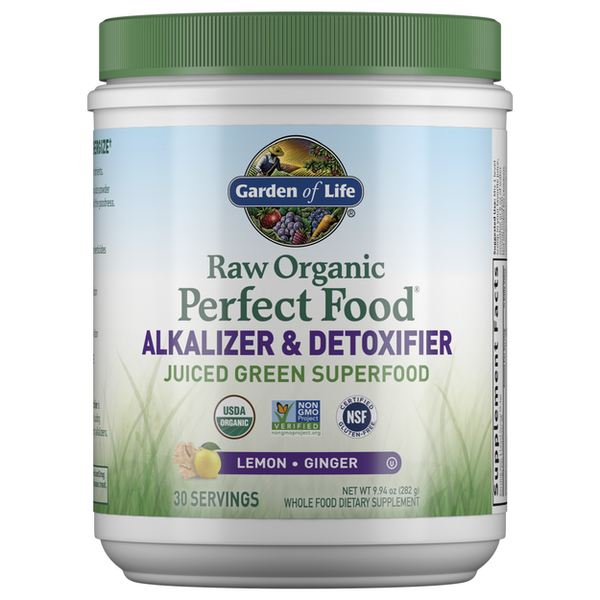 Garden of Life Food Alkalizer and Detoxifier Lemon-Ginger