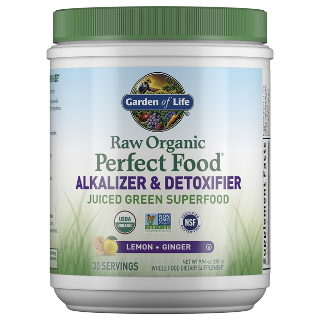 Garden of Life Food Alkalizer and Detoxifier Lemon-Ginger