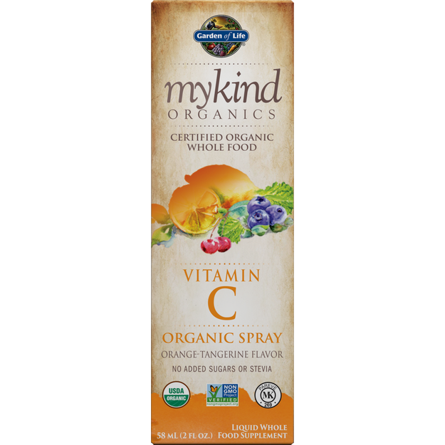 Garden of Life Mykind Organics Vitamin C Spray Orange Tangerine