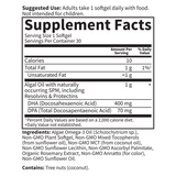 Jardín de la vida DHA Softgels veganos prenatales